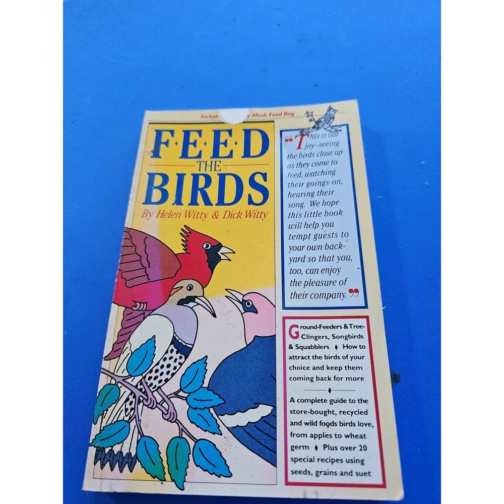 LOT 94 - Feed The Birds by Helen Witty & Dick Witty - pb book - birdwatching